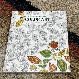 Botanical Wonders Adult Coloring Book for Everyone Stress and Anxiety Releasing